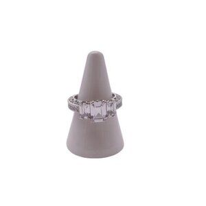 JTV W Sterling Silver 925 Cz Stone Ring Wedding Engagement J14404040